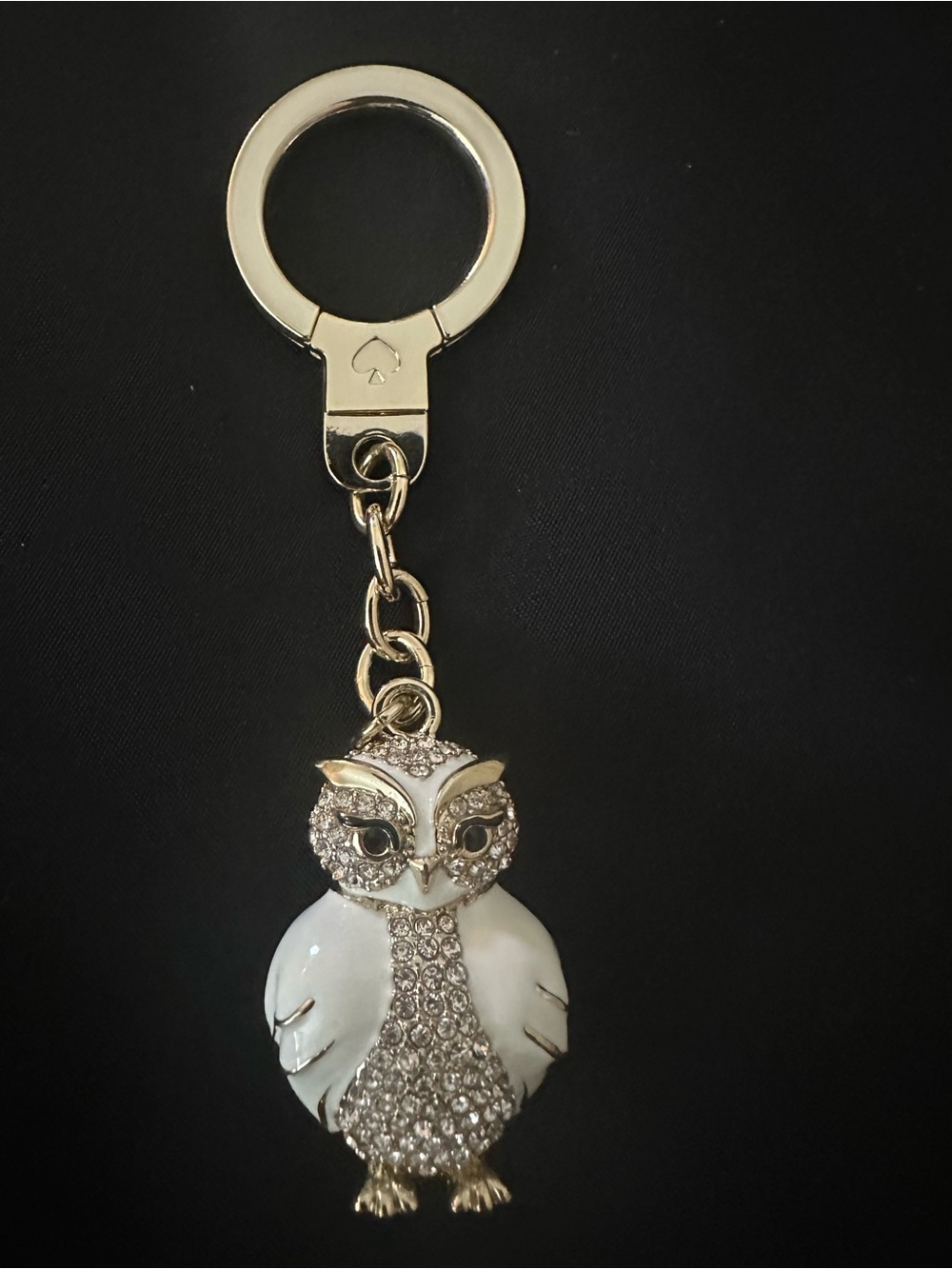 kate spade Snow Owl Bag Charm & Keychain Accessory - Picture 9 of 11